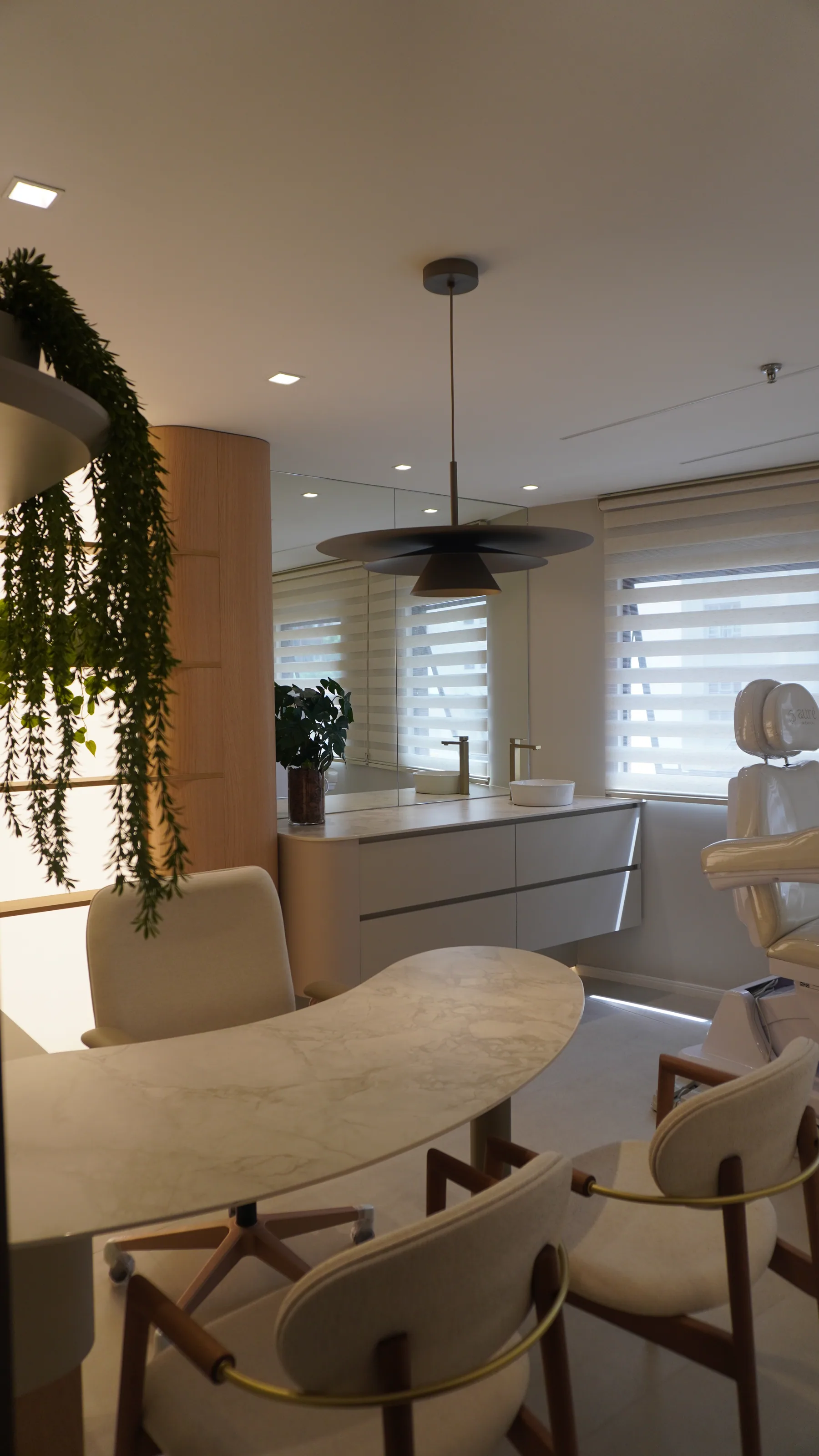 Detalhe dos ambientes da Auré Medical